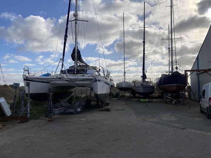 Hivernage bateaux Quimper